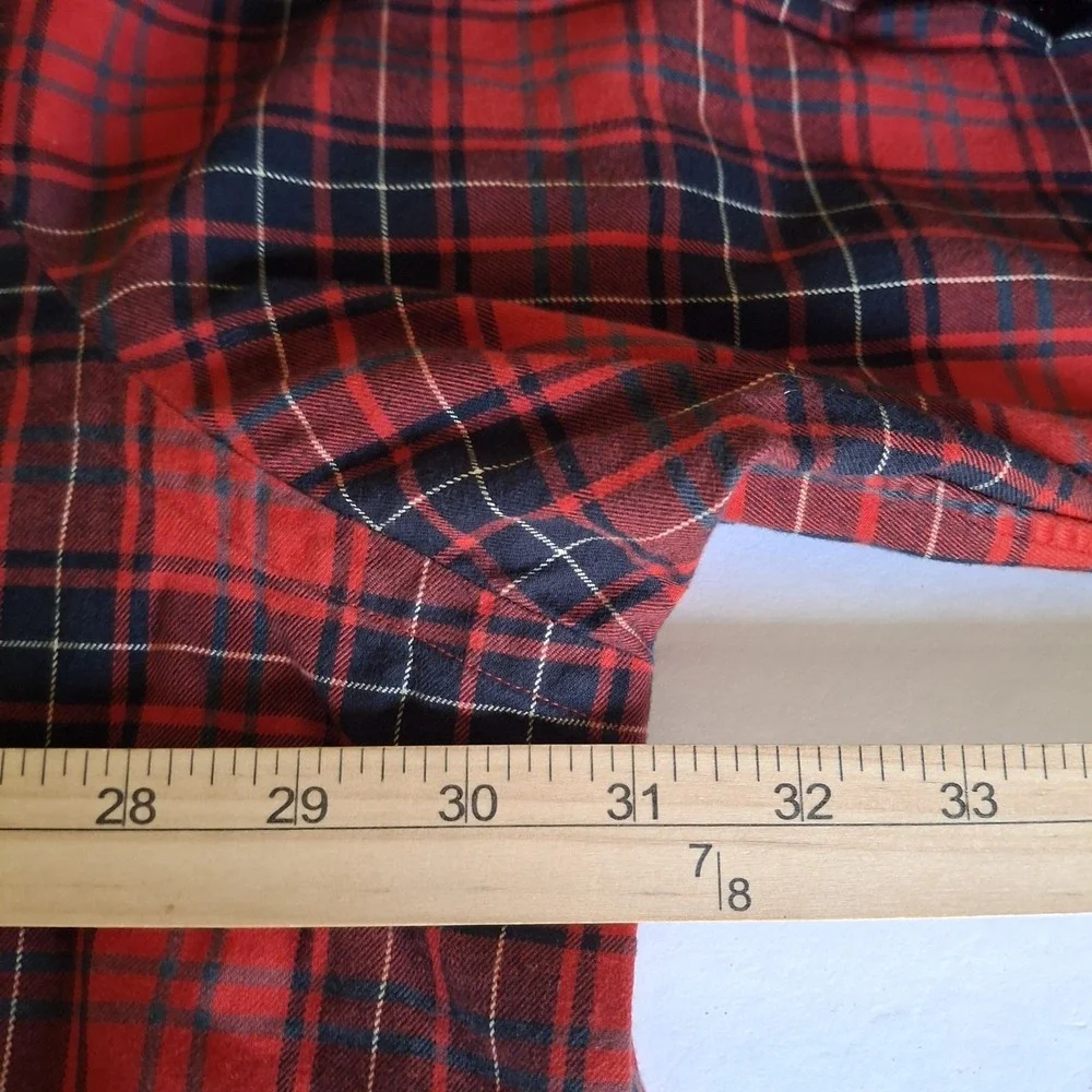 Polo Ralph Lauren Performance Flannel Mens 3XB Shirt Red Plaid Tartan Lumberjack